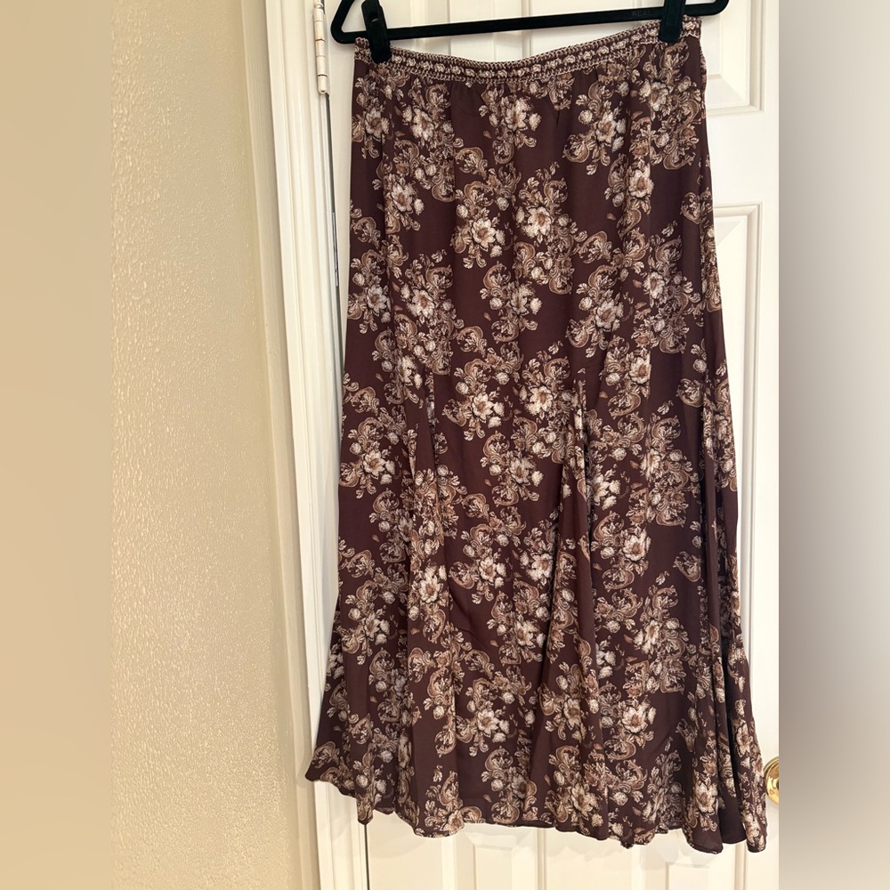 Max Studio Brown Patterned Dress - image 1